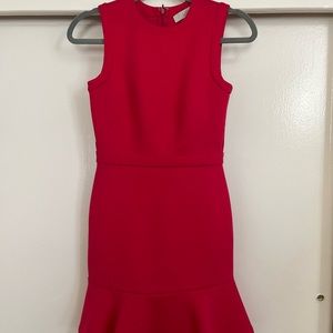 LOFT pink scuba mini dress